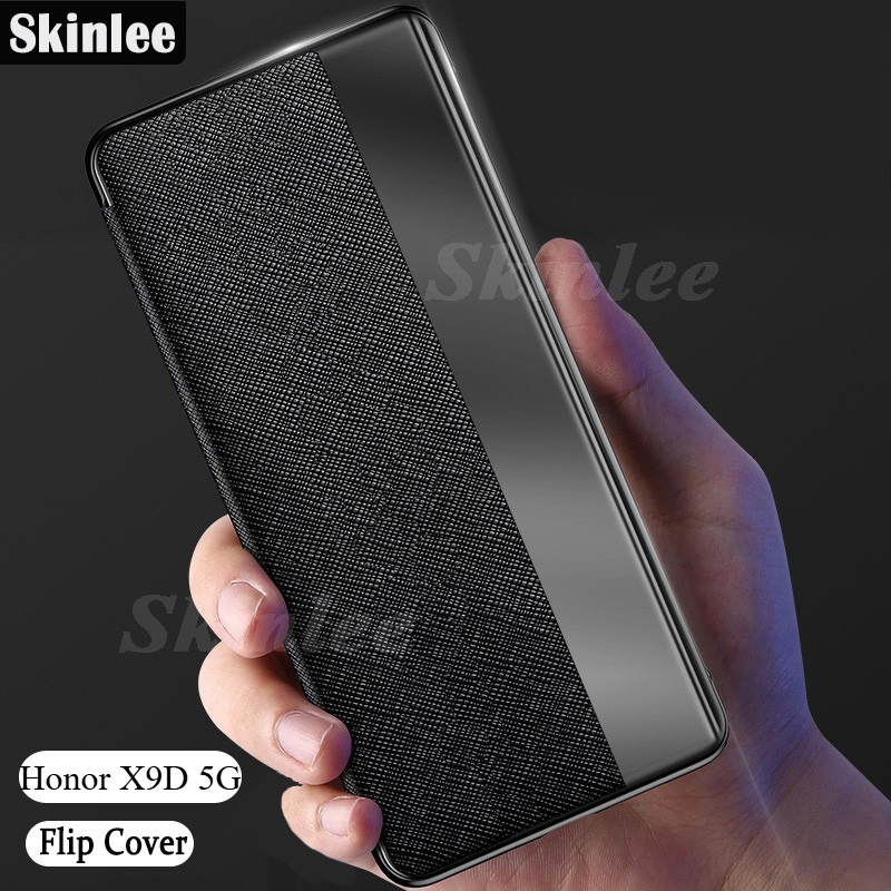 Ốp lưng Honor X9D 5G Ốp Lưng Cửa Sổ Da Trong Suốt Thông Minh Flip Cover Cho Honor X70 5G Cover Case