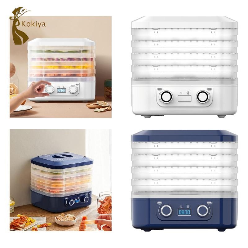 Máy Sấy Thực Phẩm 35-70C Kiểm Soát Nhiệt Độ 5 Khay Khô Nhanh Máy Sấy Rau Thịt Thức Ăn Cho Thú Cưng Đồ Ăn Nhẹ Jerky