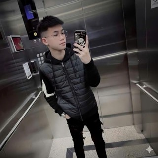  Áo Khoác Phao Phối Len - Phối Tay Chữ Thêu Chữ M Cho Nam Nữ Menswear Jacket Hottrend 