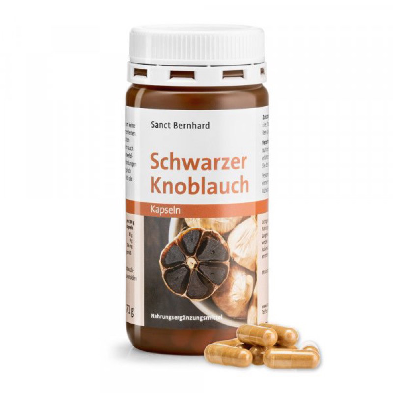 Viên uống tinh chất tỏi đen Schwarzer Knoblauch Sanct Bernhard chống xơ vữa động mạch,tăng đề kháng 