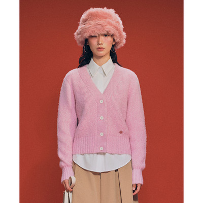 GIGI - Áo khoác cardigan nữ cổ V tay dài trẻ trung_G1302K231726-41