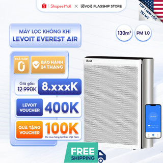 Máy Lọc Không Khí Levoit EverestAir 130m2 | Lõi HEPA 3 lớp lọc bụi mịn - Đèn cảm biến chất lượng không khí - Hẹn giờ