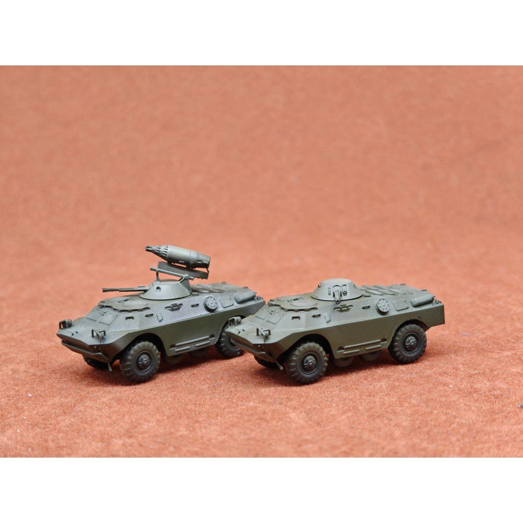 Mẫu Poop BRDM-2 In Màu 144 Thành phẩm Nhựa Dễ vỡ Mô hình cường độ thấp NVXG