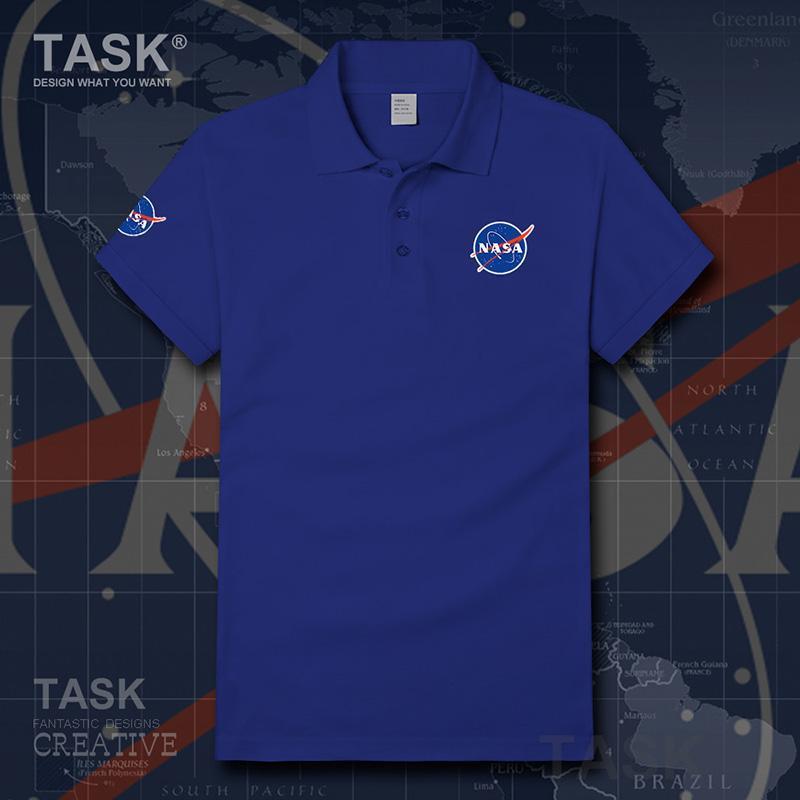 National Airlines NASA NASA Ve Áo polo Áo Paul Áo Thun Tay Ngắn Nam Nữ Áo Mùa Hè Bộ Boundless