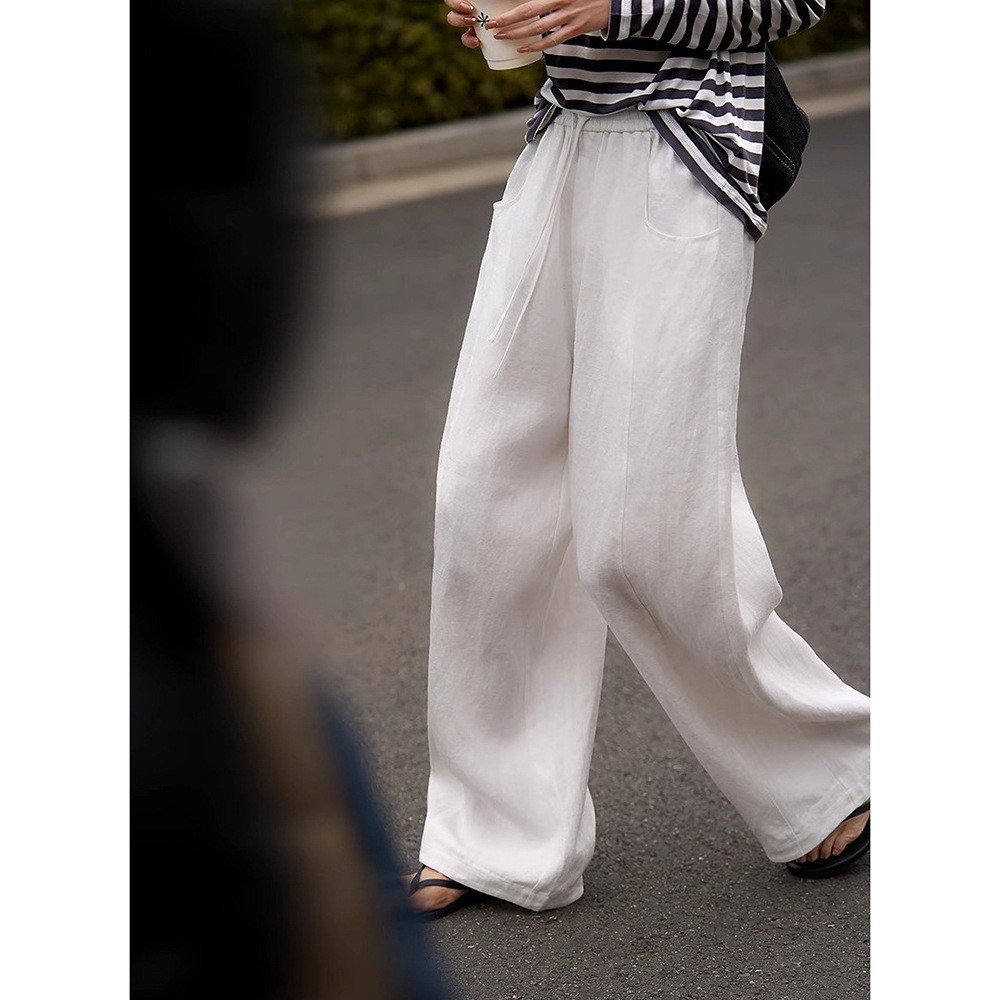 |Free-style hemp pants|Machine Washable|Impermeable|High-weight cool-touch hemp pants with a drapey 