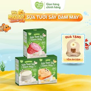 Sữa tươi sấy đám mây Mămmy giàu dinh dưỡng, thơm ngon tự nhiên cho bé từ 6 tháng tuổi