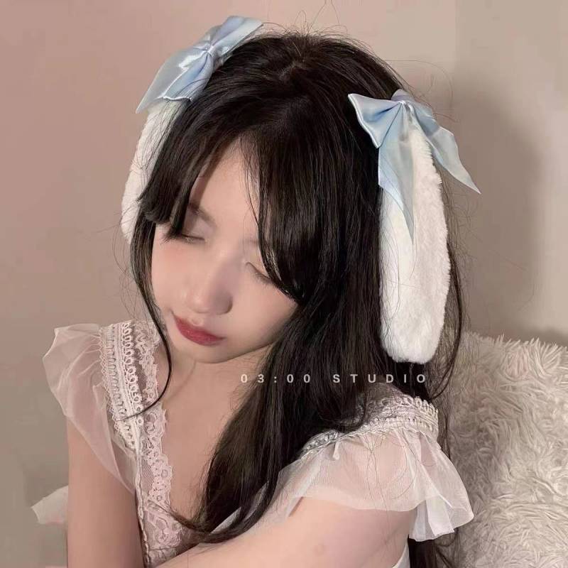 Sweet Lolita Plush Rabbit Ears Hair Accessories Barrettes Sweet Lolita Plush Rabbit Ears Hair Access