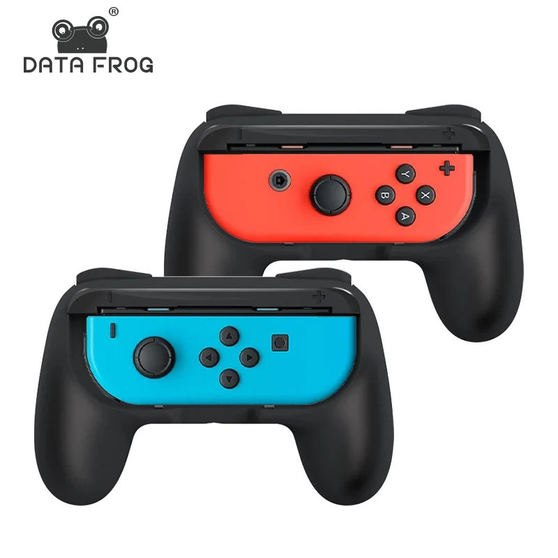DATA FROG 2 GÓI Grips cho Joycon Comfort Holder Grip cho JoyCon Tương thích với Nintendo Switch Oled