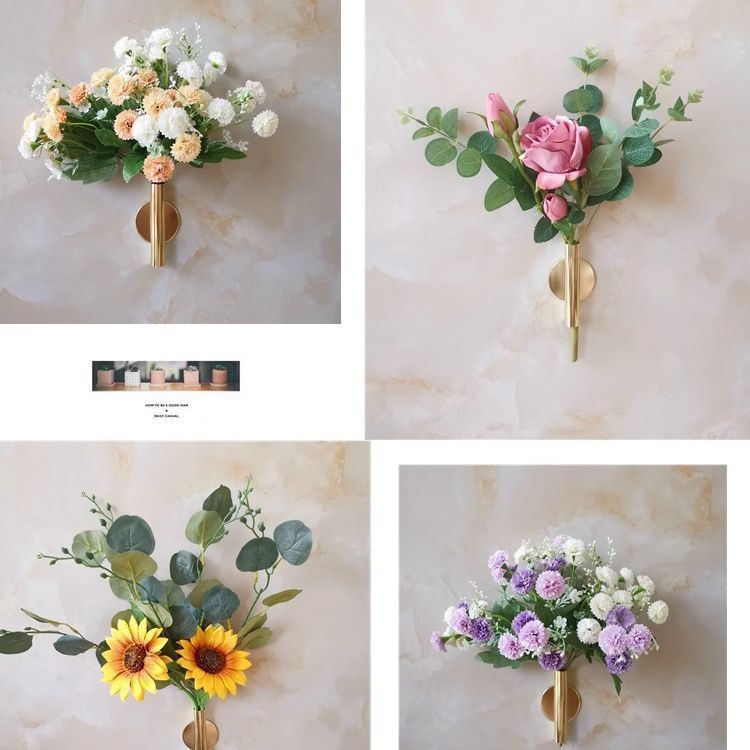 TQ~Wall decoration wall hanging ins Artificial flowers, no-drill wall hanging decoration for indoor 