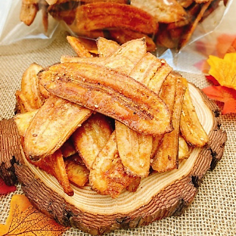 500 gram CHUỐI SẤY MÈ GỪNG
