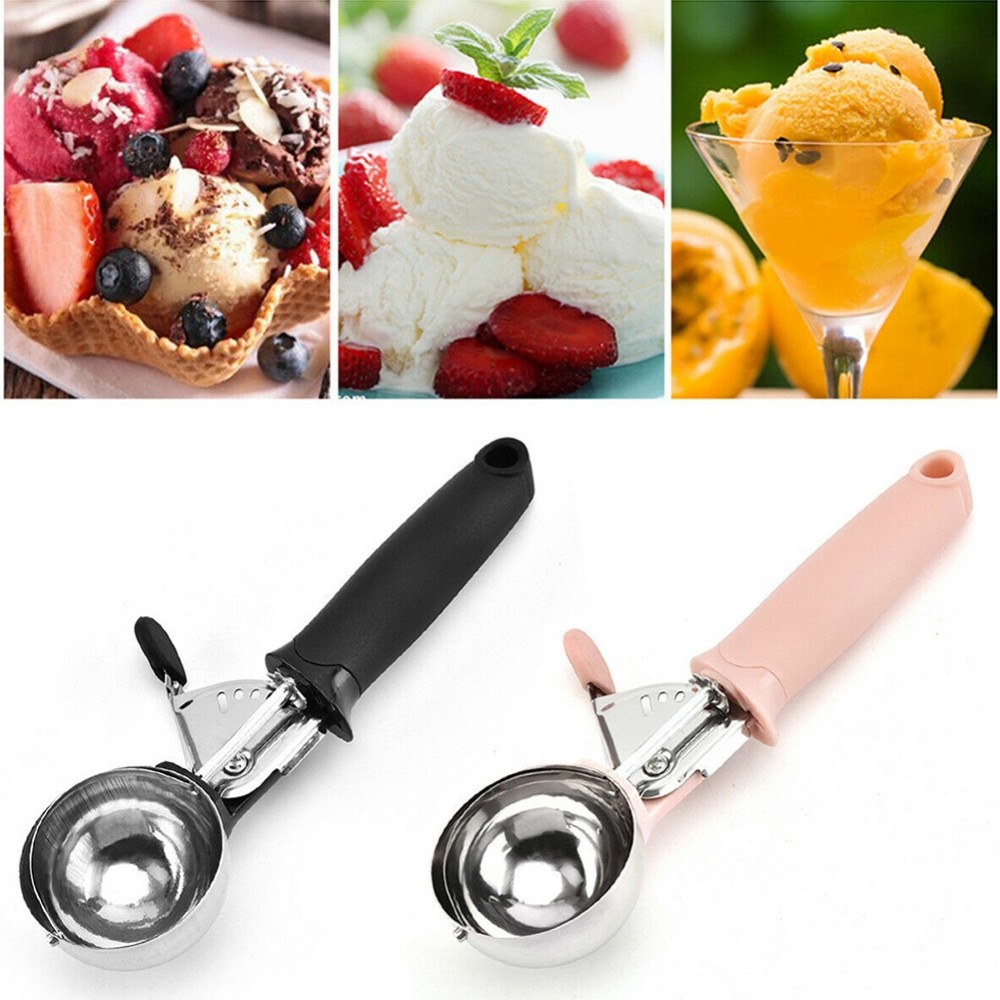[DOLLDOLL-VN]Perfect Scoops Every Time Stainless Steel Ice Cream Scoop and Cookie Dough Spoon