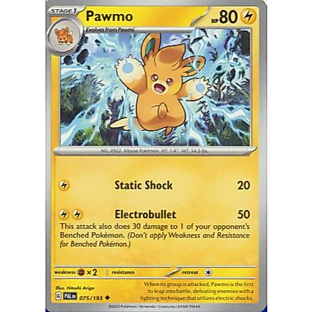 [Thẻ bài Pokemon TCG] Pawmo - 075/193 - Uncommon