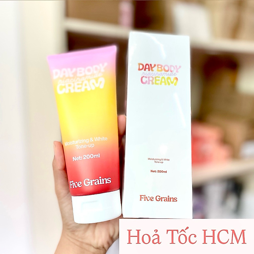 Kem Dưỡng Nâng Tone Body Five Grains Trắng Da 200ml