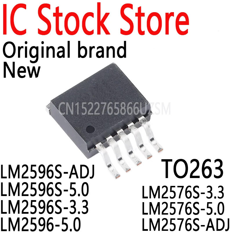 5 CÁI LM2596-ADJ LM2596-3.3 LM2596S-ADJ LM2596S-5.0 LM2596S-3.3 LM2596-5.0 LM2576S-3.3 LM2576S-5.0 L