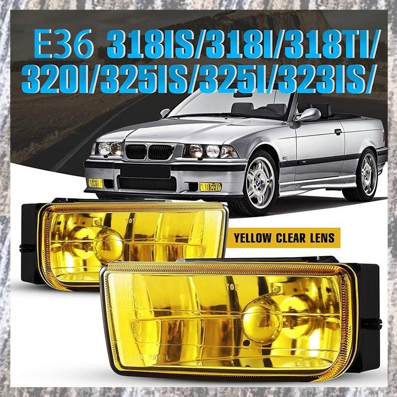 Đèn Sương Mù E36 Cho -BMW M3 (E36) 3 Series 1992-1999 Lắp Ráp Thay Thế Đèn Sương Mù 1 Cặp (Ống Kính 