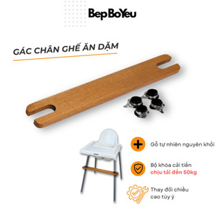 Gác chân ghế ăn dặm Babyhop, ghế ăn dặm Ikea, cải tiến mới phù hợp nhiều loại ghế ăn dặm cho bé
