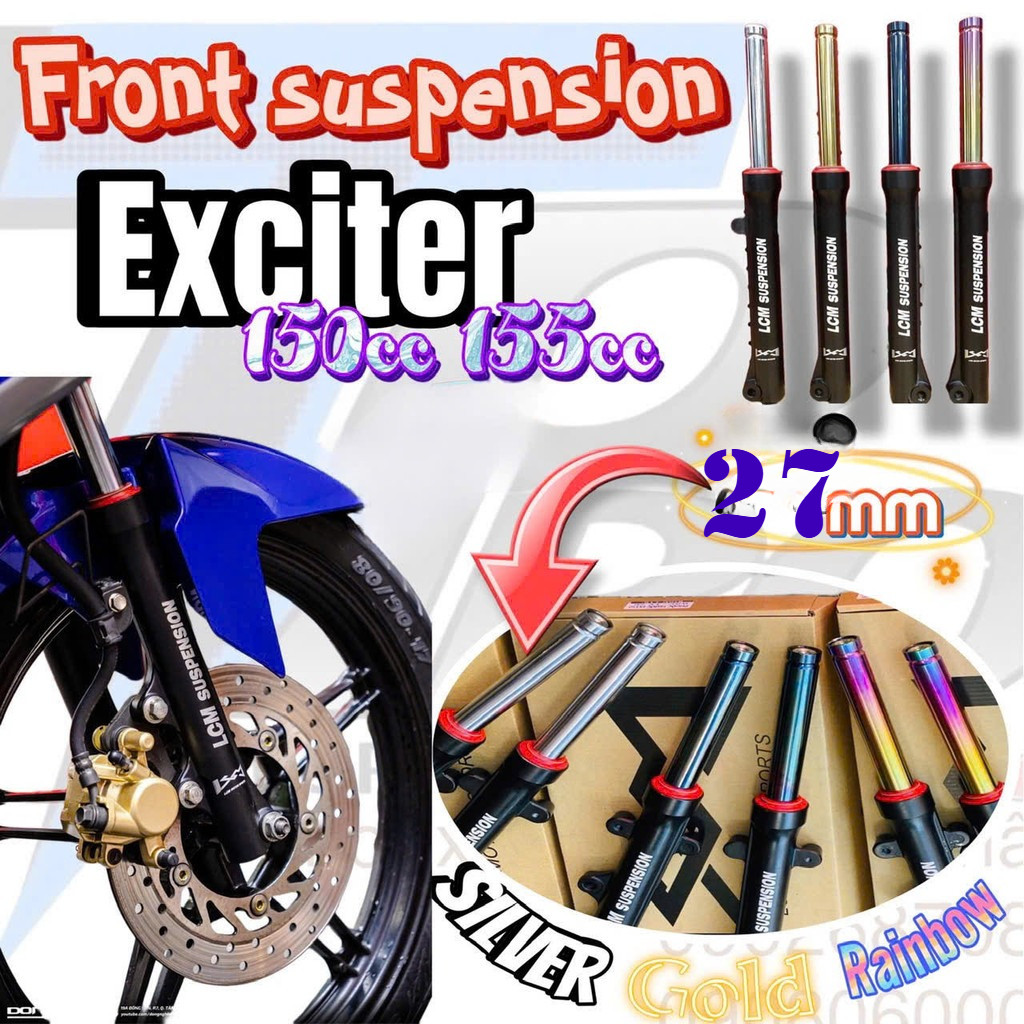 PHUỘC TRƯỚC EX150 / EX155 / EX135 LCM ( CHÍNH HÃNG )  GẮN NHƯ ZIN BST 6158