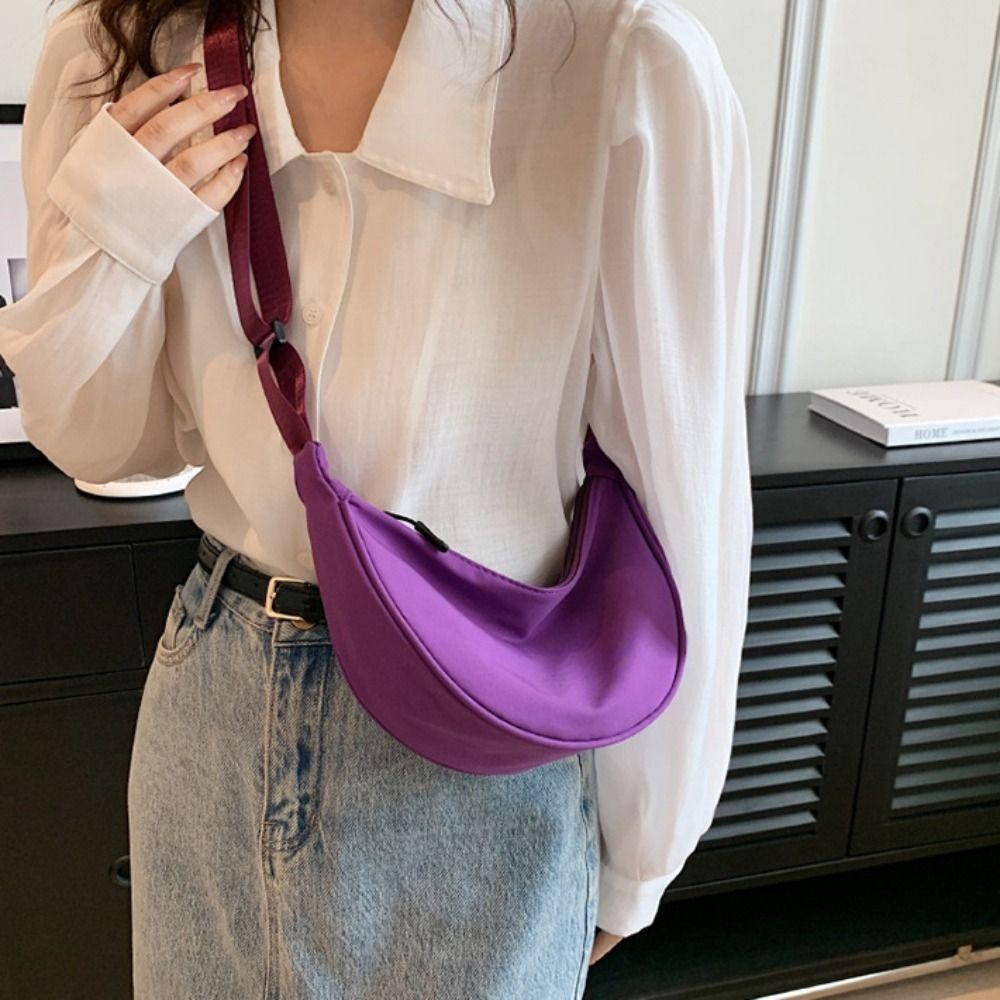 Túi đeo chéo Nylon TRENDYTRENDZ, Túi đeo nách Vải Oxford, Túi đeo chéo nhẹ Túi thể thao Ví Nylon Túi