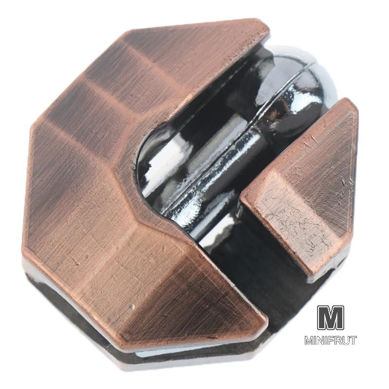 MINIFRUT] Rùa Hợp Kim Vỏ Khóa Xếp Hình Kim Loại Cổ Điển Brain Teaser IQ Test Toy MỚI