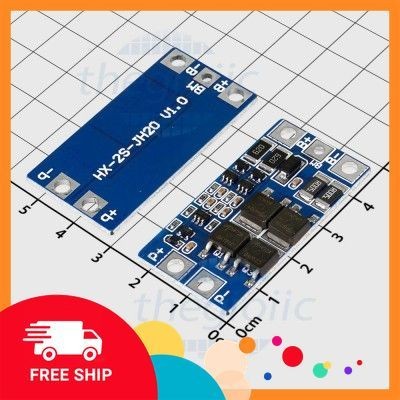 HX-2S-JH20 Mạch Sạc Pin 18650 2 Viên 2S 10A Có Bảo Vệ Và Cân Bằng