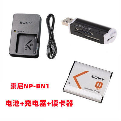 Sony DSC-W620 W730 W800 W810 W830 Camera NP-BN1 Pin + Sạc + Đầu Đọc Thẻ