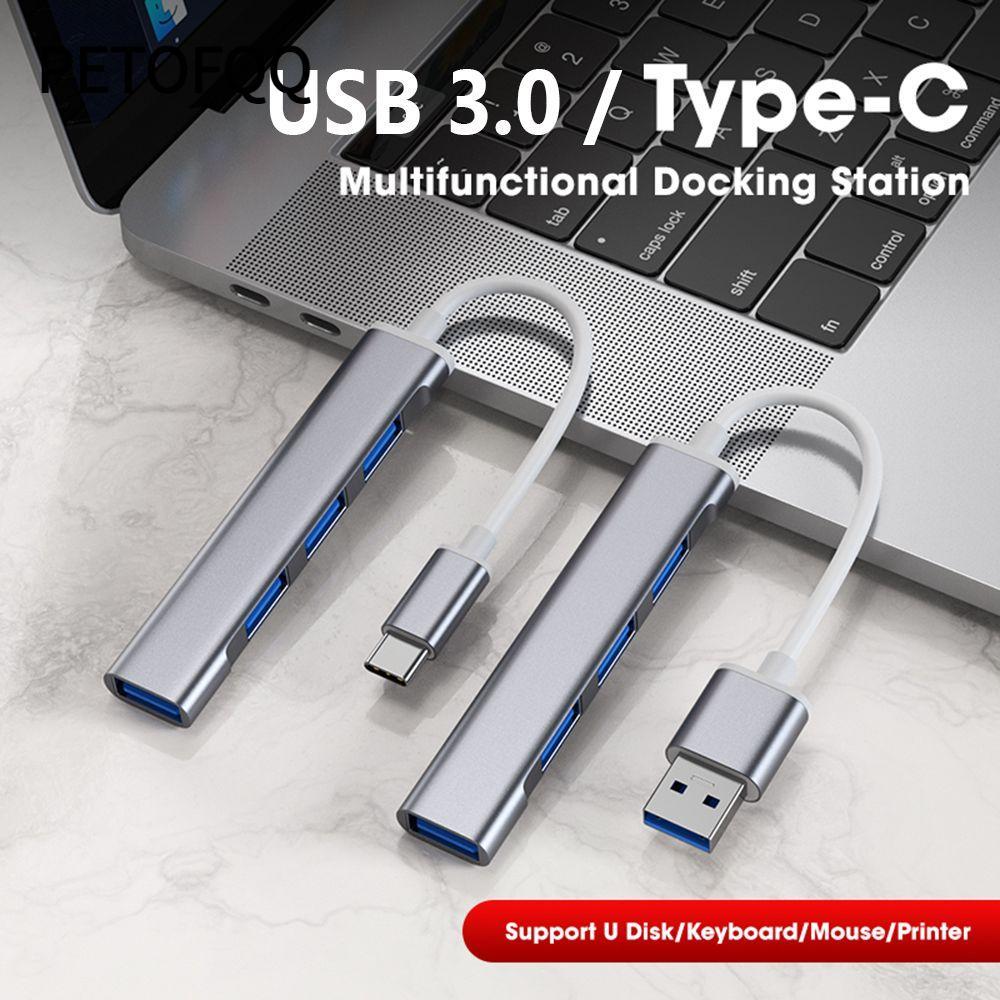 Bộ chia truyền dữ liệu PETOFQ USB C HUB Bộ chuyển đổi OTG Dock Station cho Dell