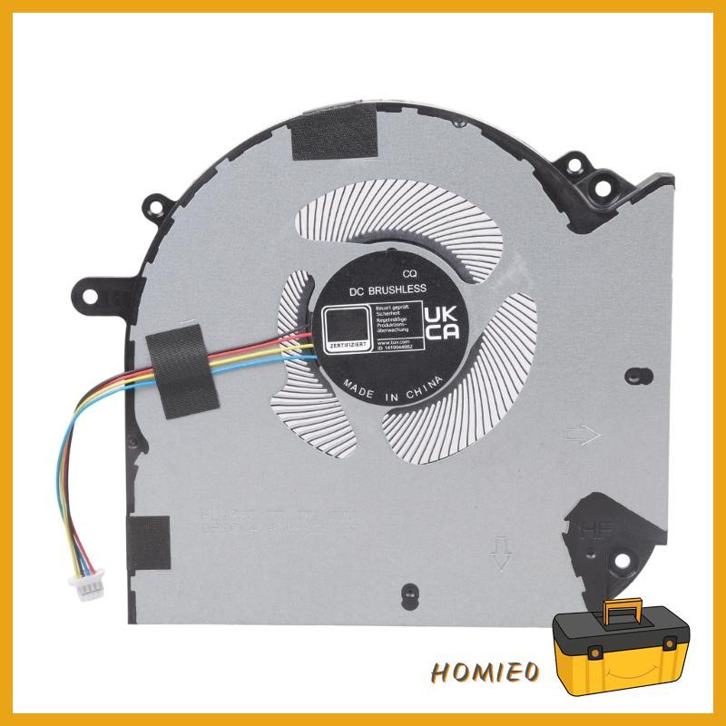 Quạt làm mát CPU thay thế HOMIE cho K3605 N3605 H3605 K3605VC N3605ZU Laptop Độ bền Xây dựng kim loạ