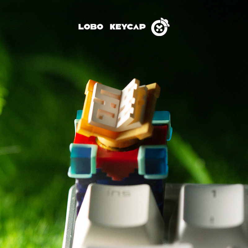 keycap keycap anime Minecraft với bàn ma thuật Bàn phím cơ trong suốt Keycap Đơn độc đáo Thay thế Tù