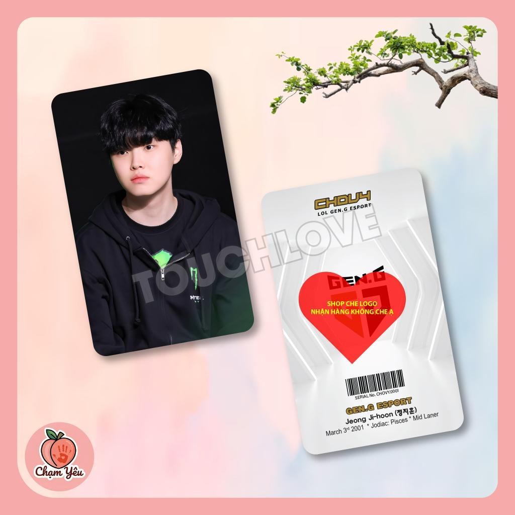 Photocard Chovy (P1) Jeong Ji-hoon 정지훈 LoL GEN.G Esport Size 5.5x9cm