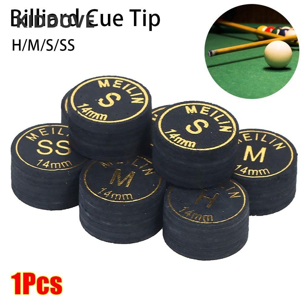 KIDDOVE 1 Cái Đầu Billards, 14mm H / M / S / SS Billards Cue Tips, 9 Lớp Snooker Phụ Kiện Sửa Chữa C