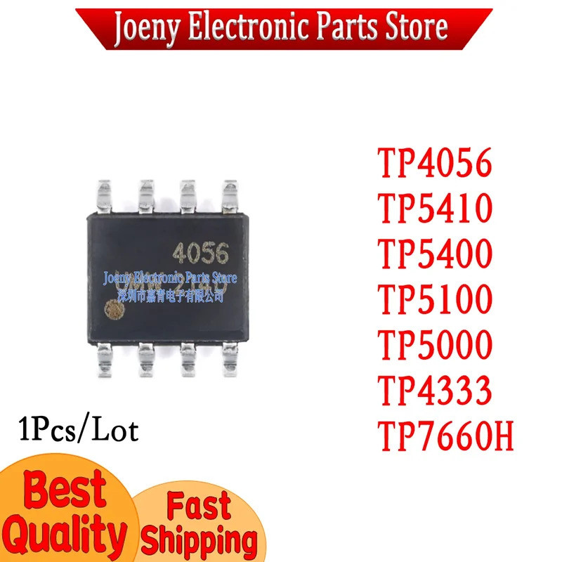 5 CÁI TP4056 TP5410 TP5400 TP5100 TP5000 TP4333 TP7660H SOP Chip ic