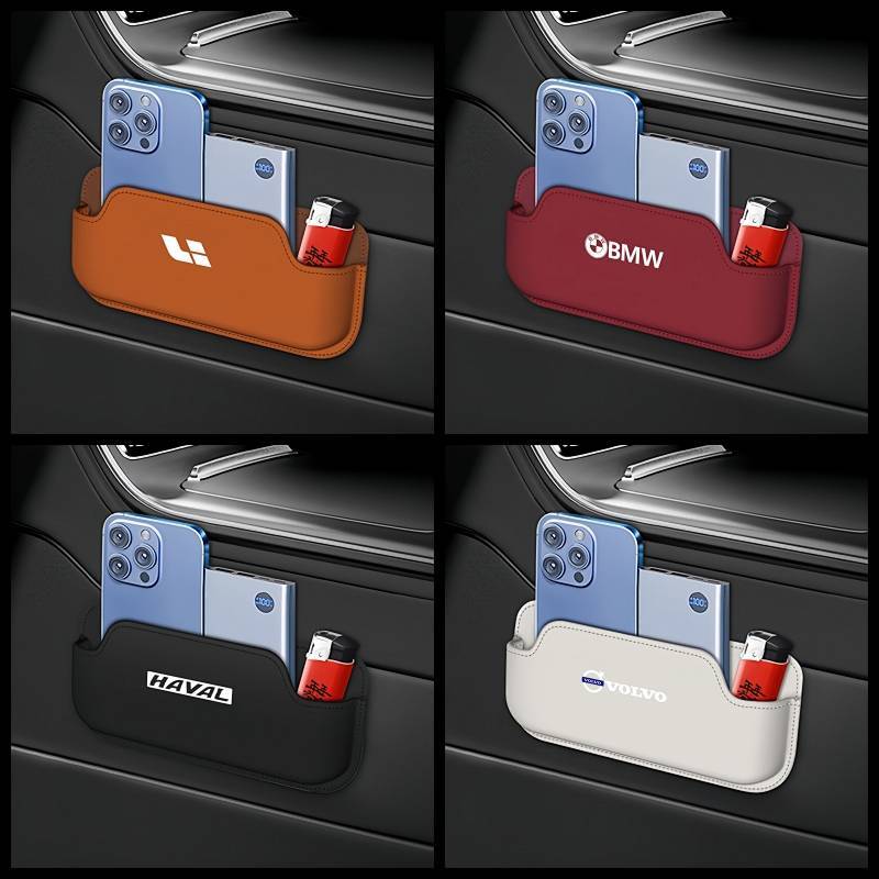 Car Seat Central Control Storage Box Auto Seat Pocket Car Bill Card Type Mobile Phone Cigarette Stor