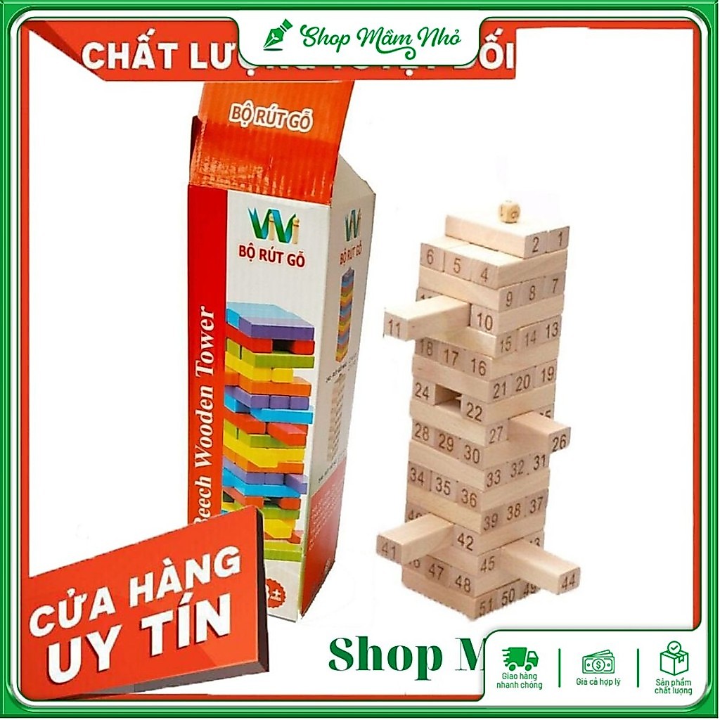 Đồ chơi rút gỗ size lớn cho bé