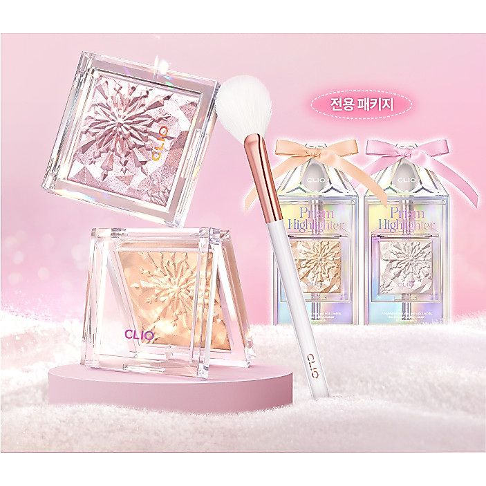 [Mẫu mới]Phấn Bắt Sáng Clio Prism Highlighter 7g set kèm cọ như ảnh