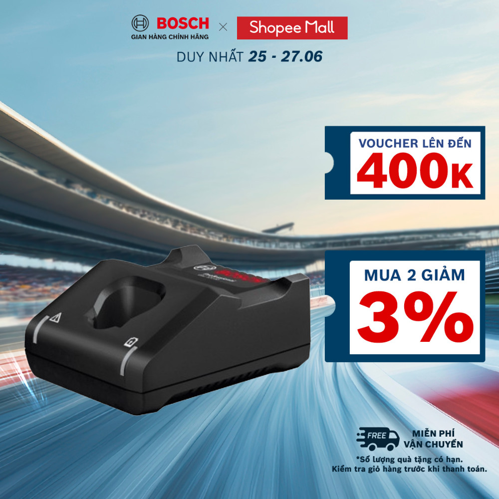 Sạc nhanh Bosch GAL 12V-40 (10.8V, 12V)