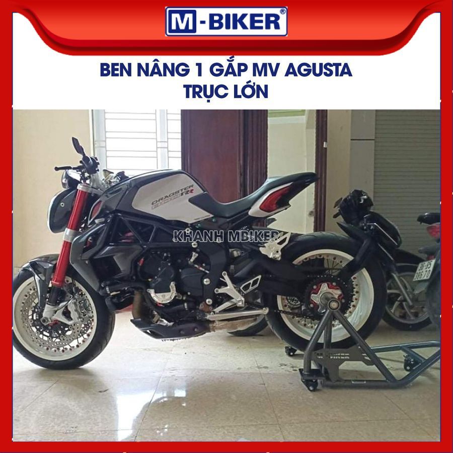 Ben nâng xe MV Agusta 800, ben nâng Agusta Dragster 800 RR một gắp MB143 trục lớn