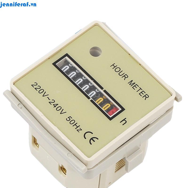Jenniferaf Đồng hồ đếm giờ Bộ đếm hẹn giờ 220-240V 50Hz Đồng hồ đếm giờ hoạt động cho máy móc công n