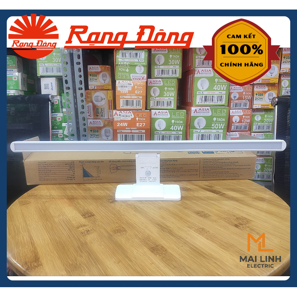 (Rạng ĐÔng) Đèn Led cảm biến chuyển động Gắn Tường chiếu Gương soi 8W - Model G04.PIR 8W