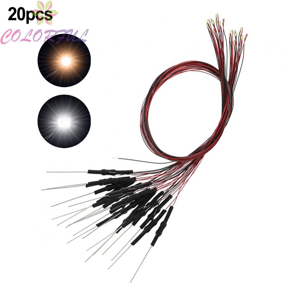 Pre Wired Set Warm White White With Resistance 0.06x0.03x0.021' 0603 LED