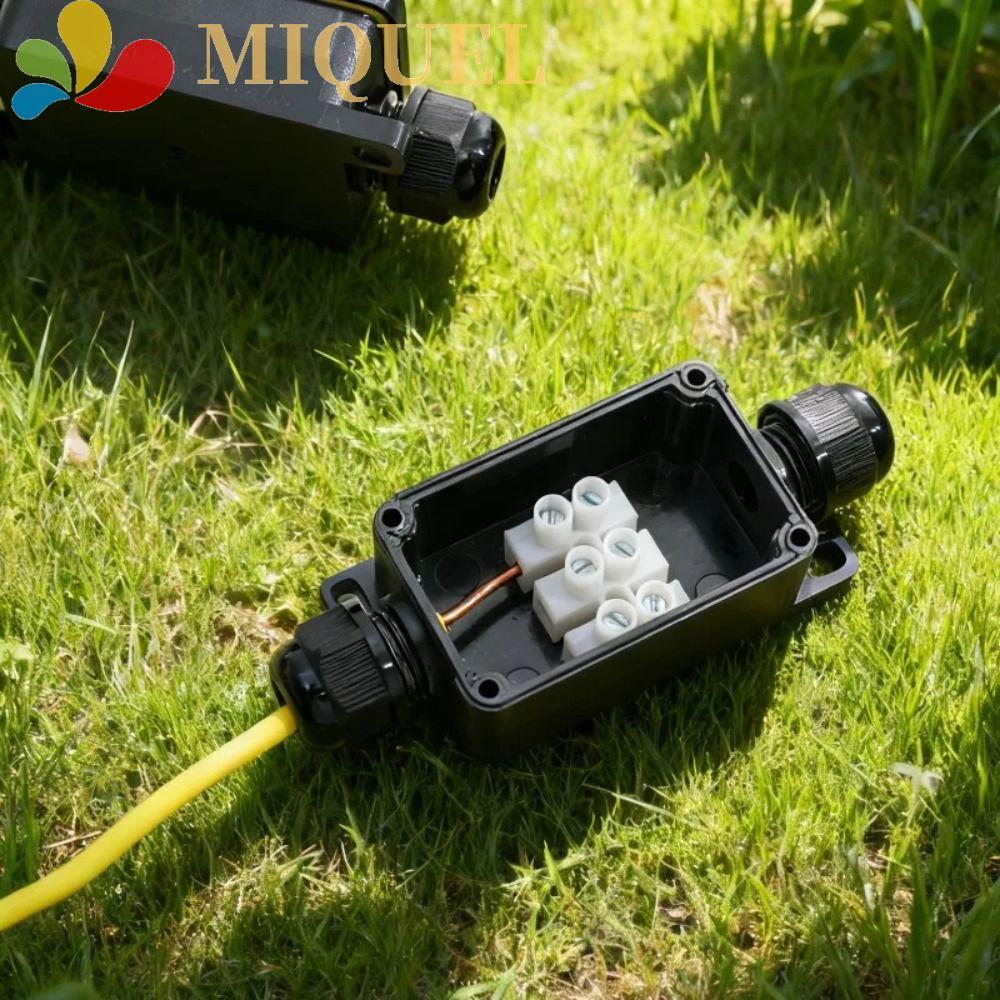 Hộp nối MIQUEL, Đầu nối cáp 3mm-6.5mm kín 2 chiều, Lắp đặt dễ dàng chống nước IP66 Hộp nối IP66 chốn