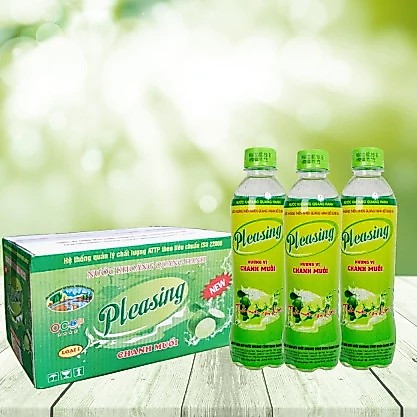 [Thùng 24 Chai] Nước Khoáng Chanh Muối Quang Hanh Faith 355ml - Khoáng Công Đoàn Quảng Ninh, Giải Kh