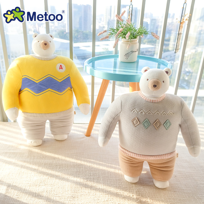 Metoo Mi Thỏ Bạn Trai Búp Bê Gấu Cực Búp Bê Chim Cánh Cụt Sang Trọng Đồ Chơi Bạn Trai Gối Quà Tặng G