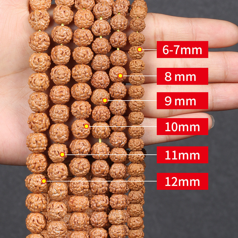 Donkey Kong Bodhi Vòng Tay Da Vàng Nguyên Hạt 55 6 Six 7 Seven 8 Eight 9 Cánh Hoa Indonesia Da Đỏ Đầ