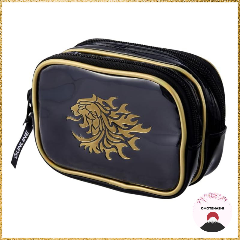 SUNLINE Travel Messenger Bag and Fishing Pouch - Single and Double Options with Black, Gold, and Sil