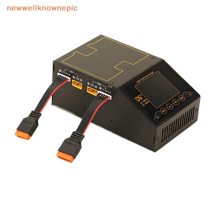 Newwellknownepic Sạc Nối Dài Cáp Cân Bằng Đầu Cho 2-6S Pin Lithium Thích Hợp Cho HOTA D6Pro Cho ISDT