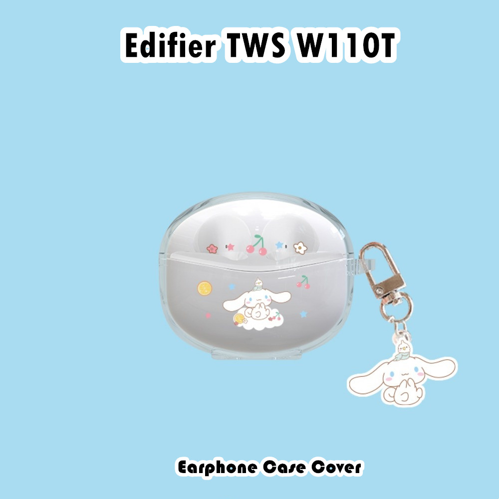 EDIFIER Dành Cho EdifierTWS W110T Ốp Lưng Tai Nghe Hoạt Hình Trong Suốt Vỏ Silicon Mềm