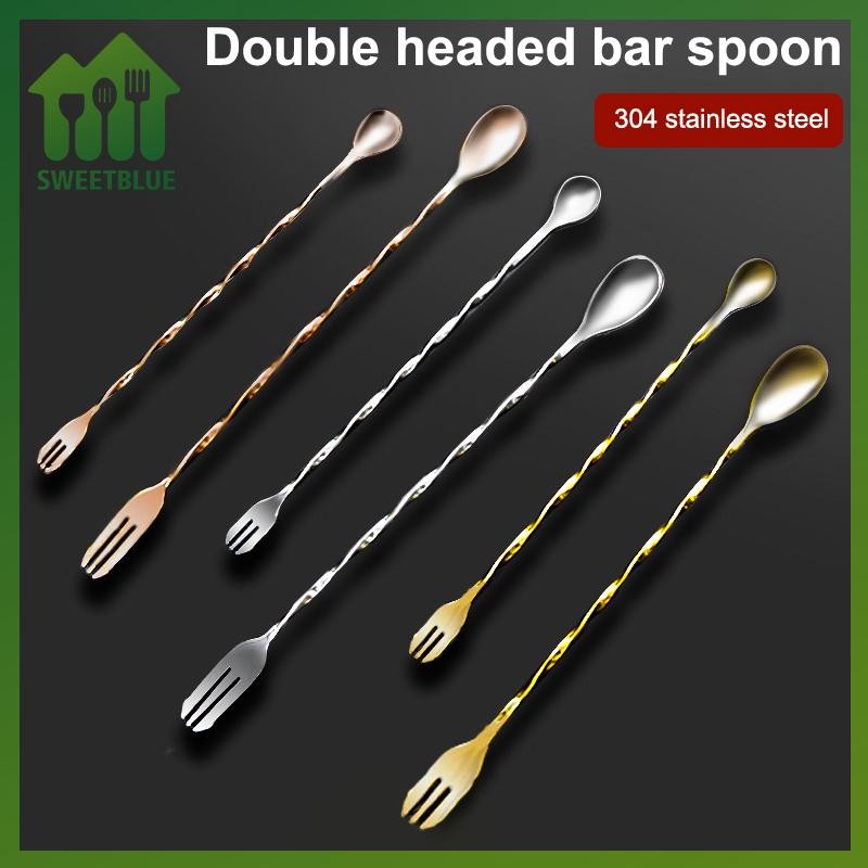 SWEET Cocktail Muddler Và Muỗng Trộn, Thép Không Gỉ Cocktail Muddler Home Bar Bartender Tool Barware