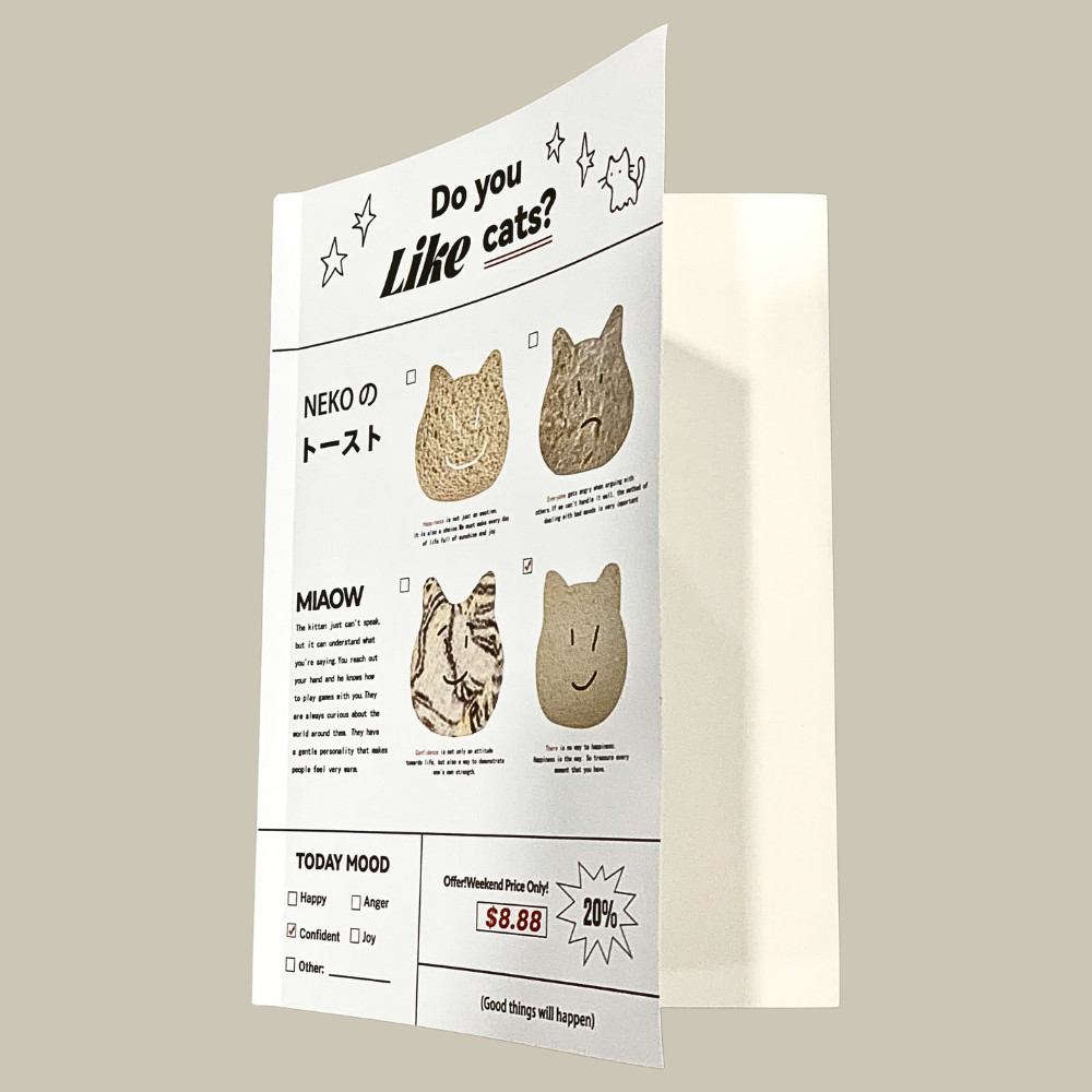 Notebook A5 do you like cats S73 sổ tay đáng yêu hình mèo giấy trơn 184 trang làm bullet journal