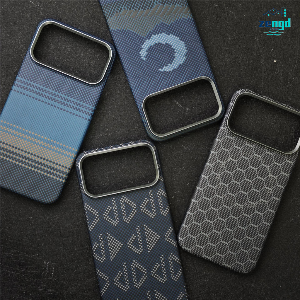 Dành Cho iPhone 17 Pro / 17 Pro Max Kevlar Từ Flip Case - Siêu Mỏng Với Thiết Kế Chống Sốc Cấp Quân 