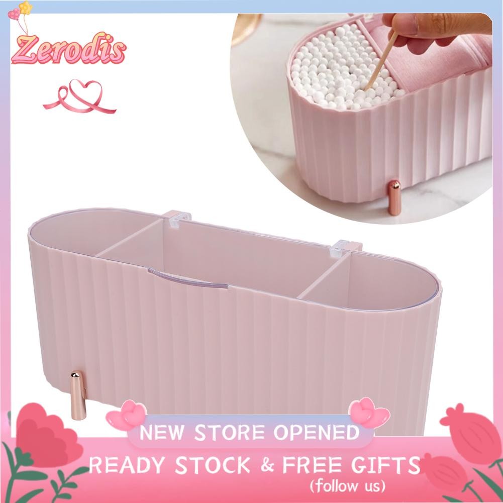 Zerodis Công cụ trang điểm Case Case Storage Storage đa chức năng cho Salon Nail (màu hồng)